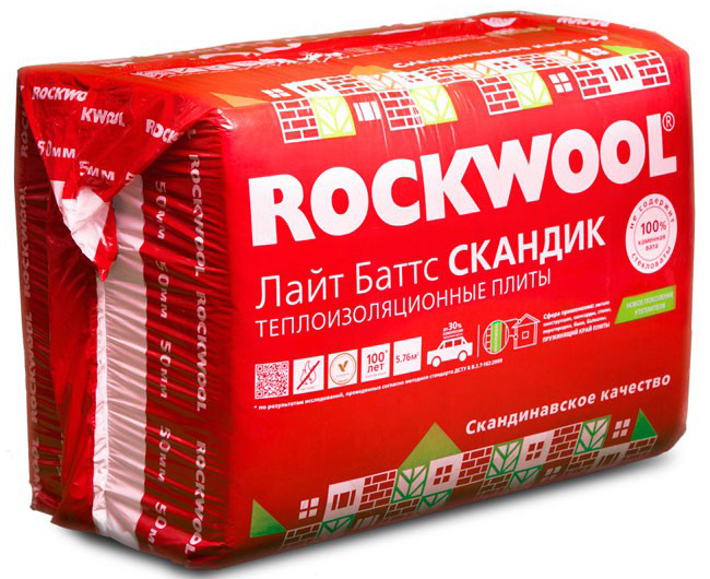 Rockwool Лайт Баттс Скандик