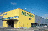 MERKUR, Торговый комплекс, Словения,сэндвич панели марки Trimo