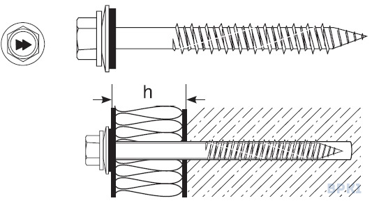 шуруп HCС-R-S19