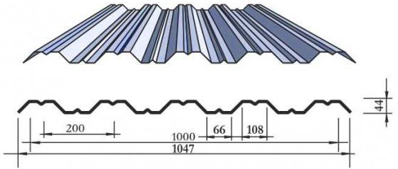 НС44 профлист